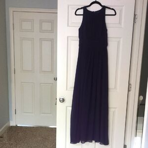 Elegant purple Maxi Dress